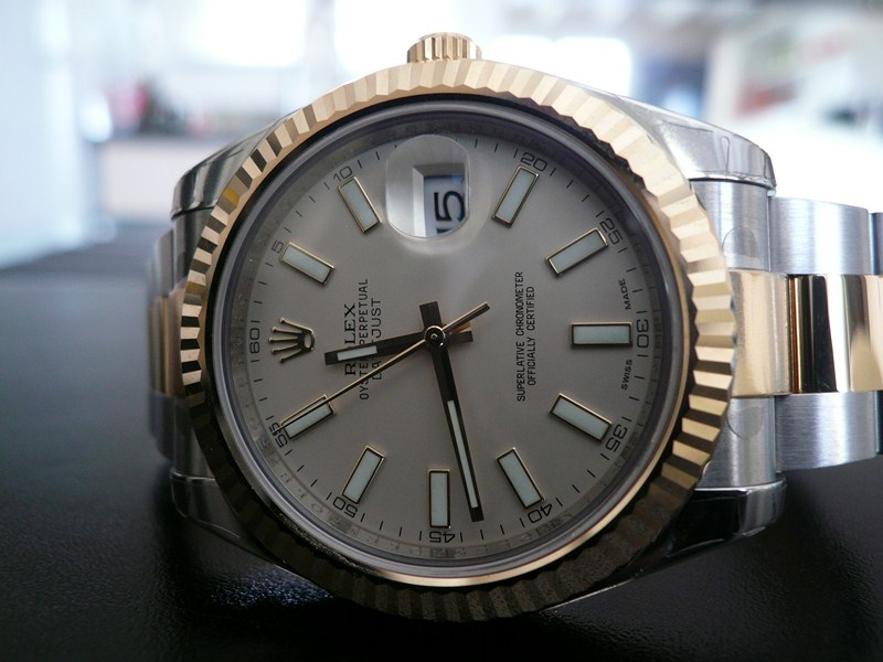 ROLEX DATEJUST II OR ET ACIER
 	 
