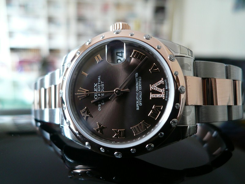 ROLEX DATEJUST INTERMEDIAIRE OR ET ACIER
 	 
