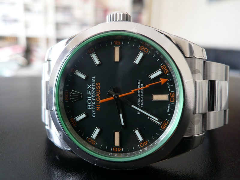 ROLEX MILGAUSS GLACE VERTE
 	 
