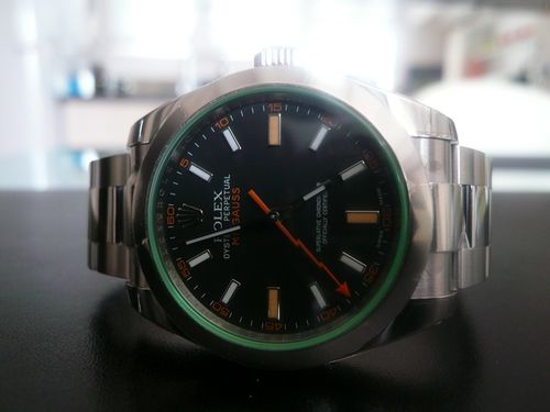 ROLEX MILGAUSS GLACE VERTE