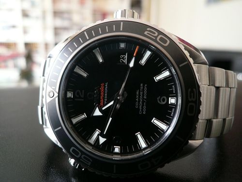 OMEGA SEAMASTER PLANET OCEAN 45,5 LUNETTE CERAMIQUE