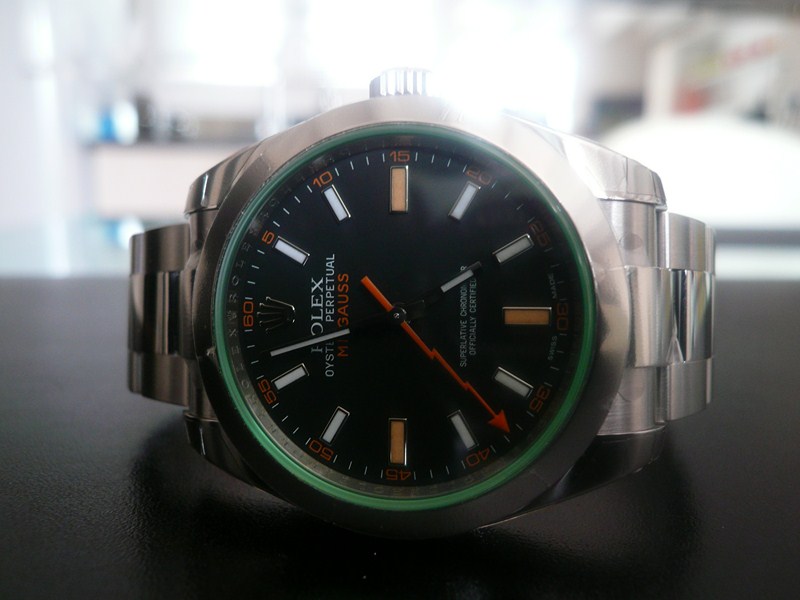 ROLEX MILGAUSS GLACE VERTE
 	 
