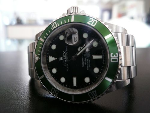 ROLEX SUBMARINER DATE LUNETTE VERTE