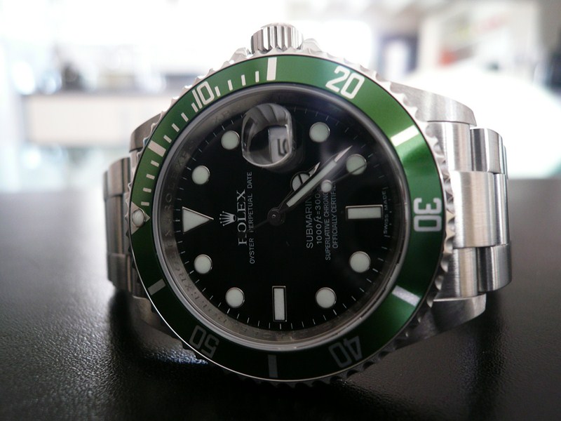 ROLEX SUBMARINER DATE LUNETTE VERTE
 	 
