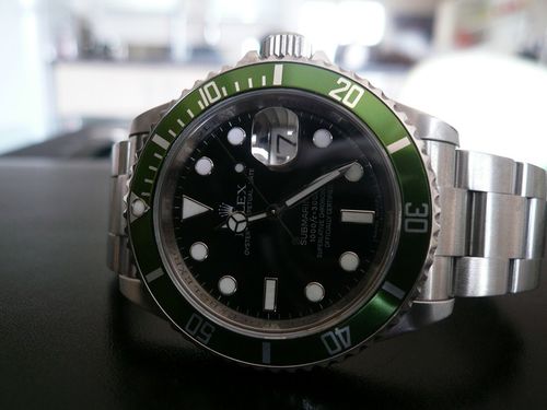 ROLEX SUBMARINER DATE LUNETTE VERTE