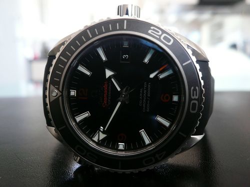 OMEGA SEAMASTER PLANET OCEAN 45,5 LUNETTE CERAMIQUE