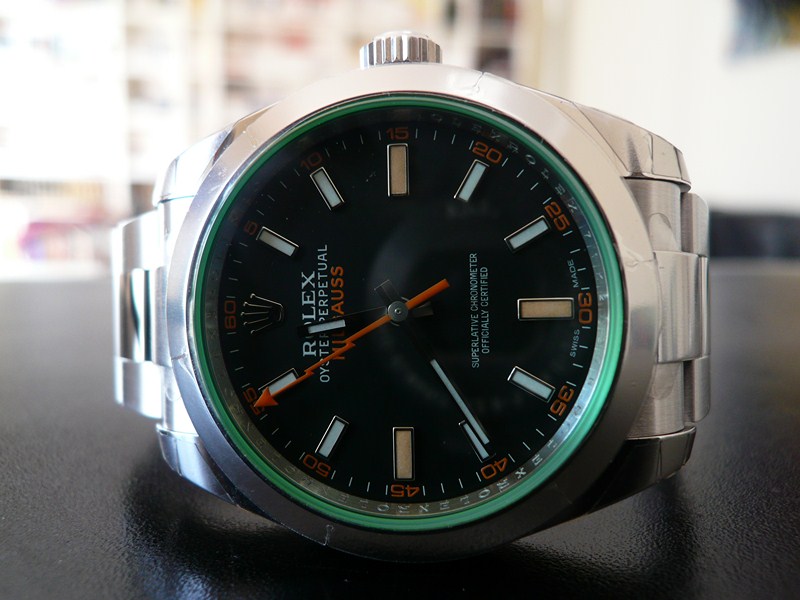 ROLEX MILGAUSS GLACE VERTE
 	 
