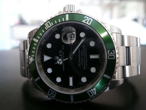 ROLEX SUBMARINER DATE LUNETTE VERTE