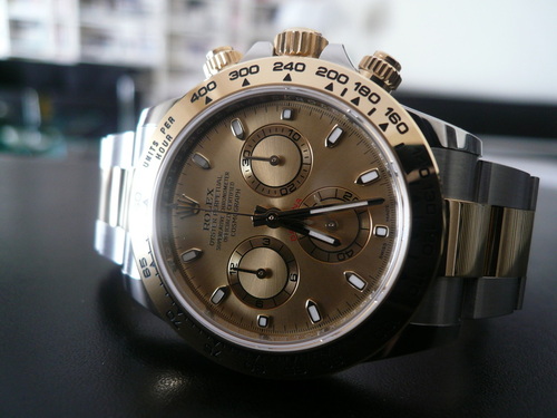 ROLEX DAYTONA OR ET ACIER