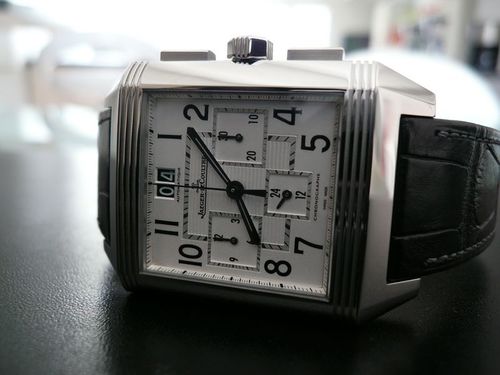 JAEGER LECOULTRE REVERSO SQUADRA CHRONOGRAPH GMT