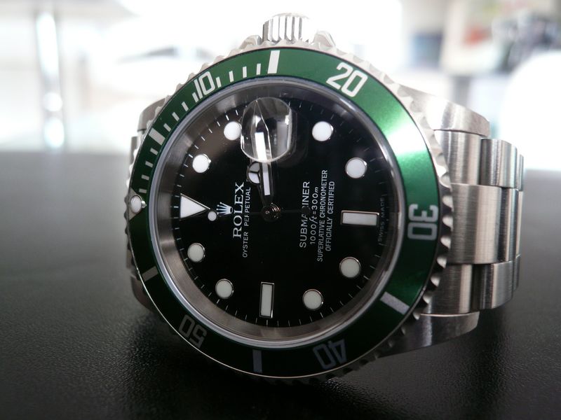 ROLEX SUBMARINER DATE LUNETTE VERTE
 	 
