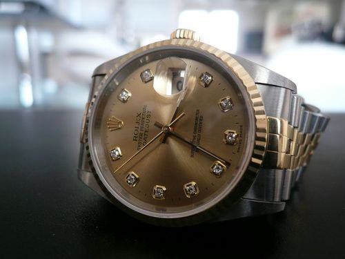 ROLEX DATEJUST OR ET ACIER