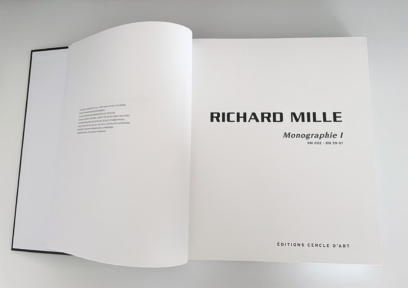 photo n°2 : RICHARD MILLE BOOK 'MONOGRAPHIE 1'