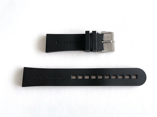 BLANCPAIN RUBBER STRAP WITH PIN BUCKLE