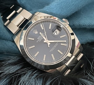 ROLEX DATEJUST 41 BLUE DIAL