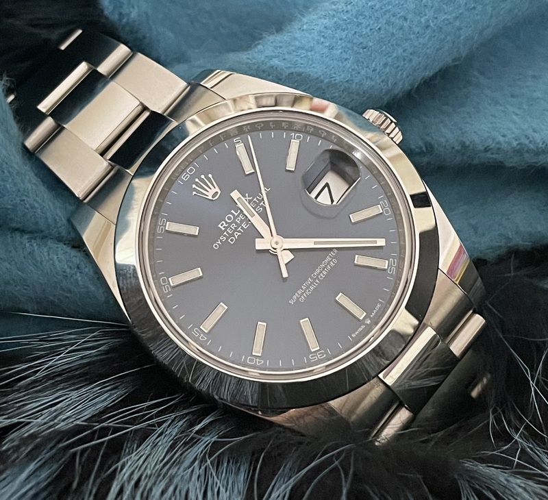 photo n°1 : ROLEX DATEJUST 41 BLUE DIAL