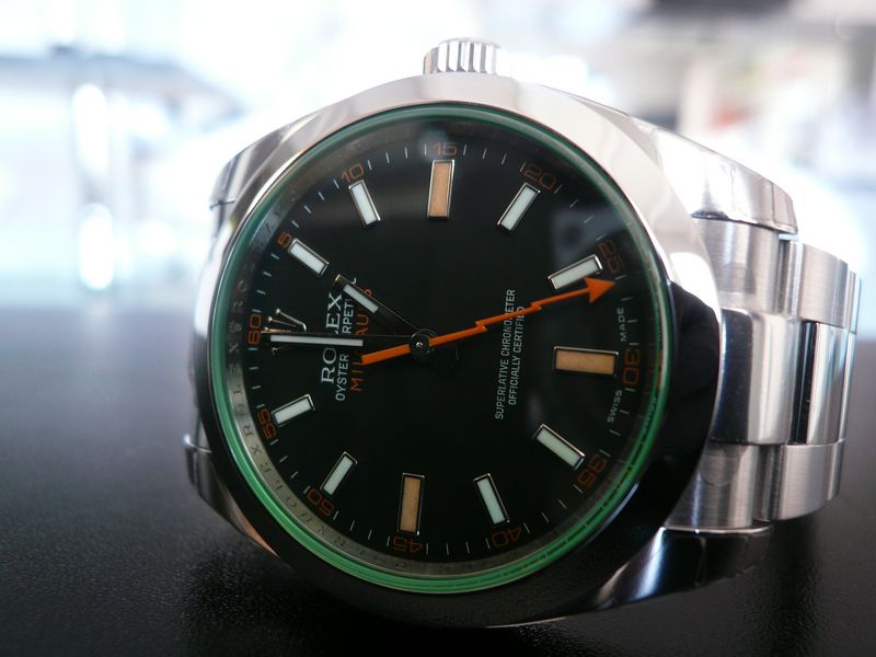 ROLEX MILGAUSS GLACE VERTE
 	 
