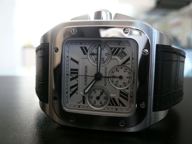 CARTIER SANTOS 100 CHRONO
 	 
