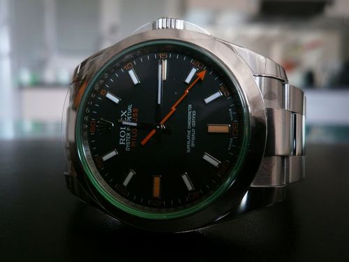 ROLEX MILGAUSS GLACE VERTE