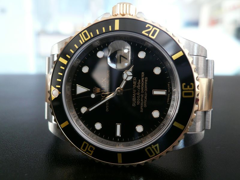 ROLEX SUBMARINER-DATE OR ET ACIER
 	 
