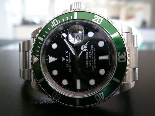 ROLEX SUBMARINER DATE LUNETTE VERTE