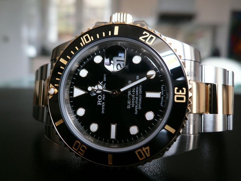 ROLEX SUBMARINER DATE OR ET ACIER CERAMIQUE
 	 
