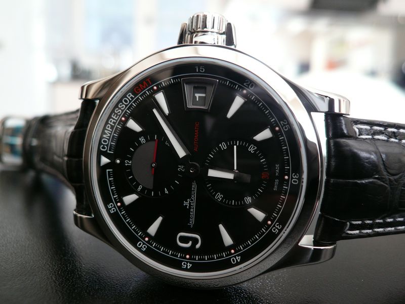 JAEGER LECOULTRE MASTER COMPRESSOR GMT
 	 
