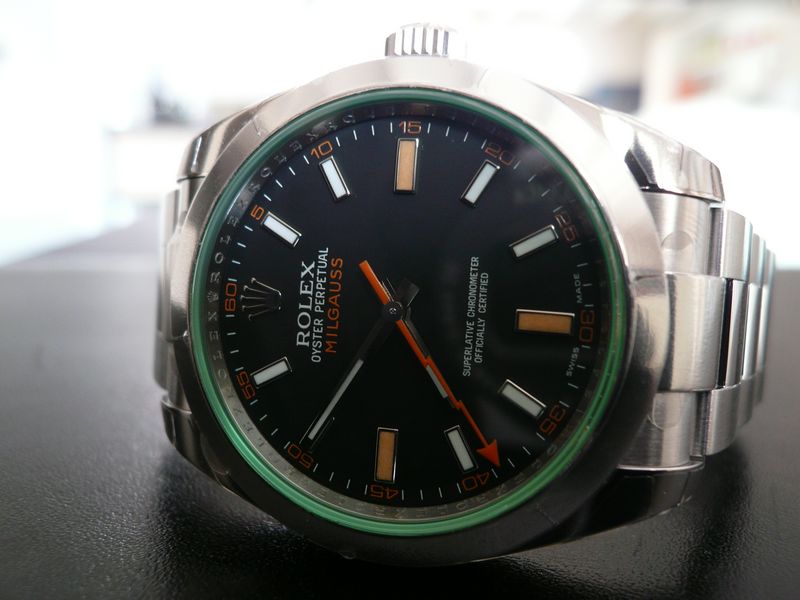 ROLEX MILGAUSS GLACE VERTE
 	 
