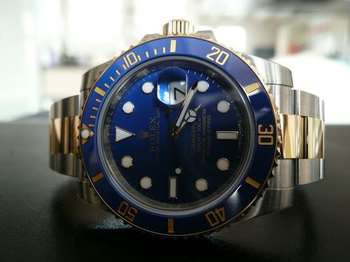 ROLEX SUBMARINER DATE CERAMIQUE OR ET ACIER