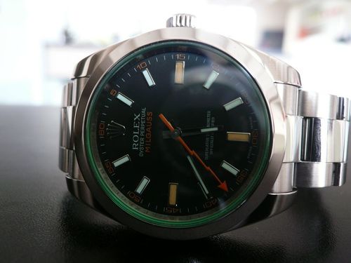 ROLEX MILGAUSS GLACE VERTE