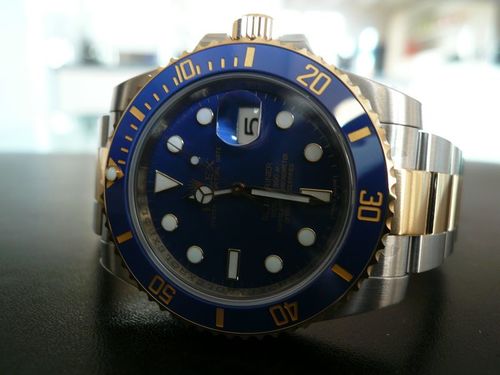 ROLEX SUBMARINER DATE CERAMIQUE OR ET ACIER