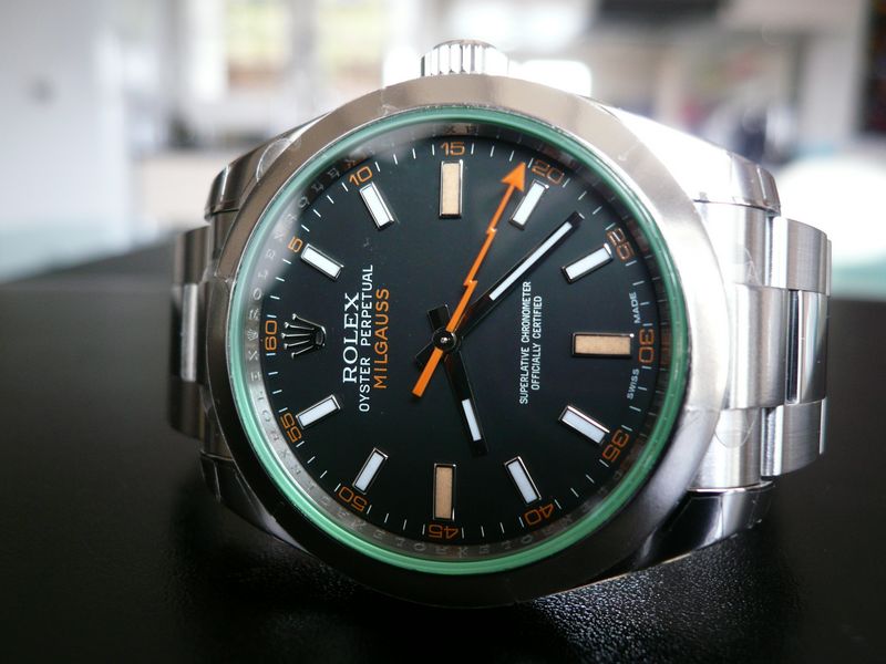 ROLEX MILGAUSS GLACE VERTE
 	 
