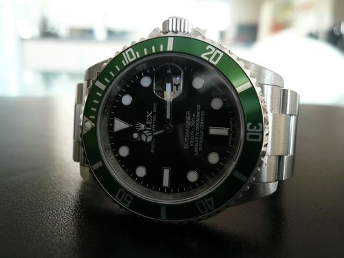 ROLEX SUBMARINER DATE LUNETTE VERTE