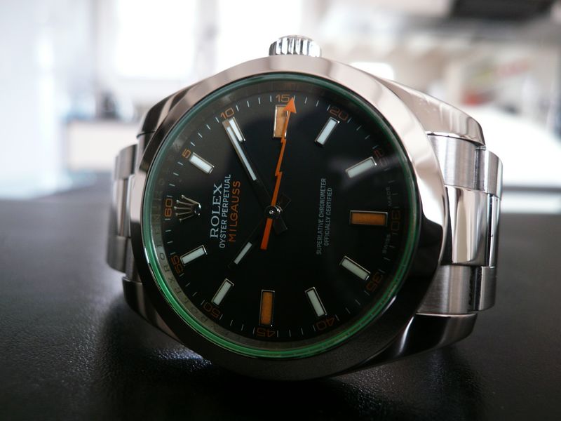 ROLEX MILGAUSS GLACE VERTE
 	 
