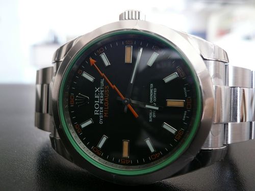 ROLEX MILGAUSS GLACE VERTE