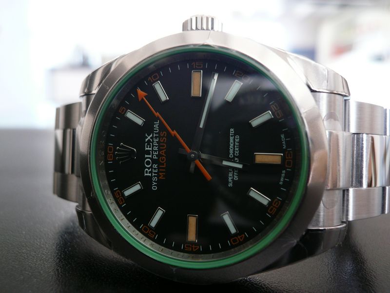 ROLEX MILGAUSS GLACE VERTE
 	 
