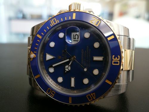 ROLEX SUBMARINER DATE CERAMIQUE OR ET ACIER