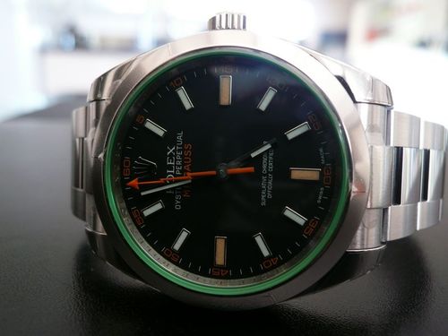 ROLEX MILGAUSS GLACE VERTE