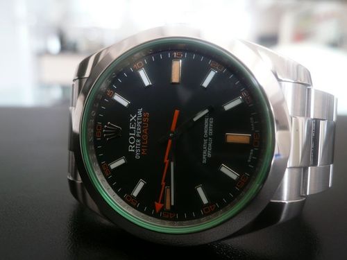 ROLEX MILGAUSS GLACE VERTE