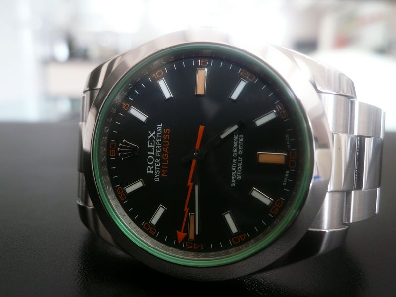 ROLEX MILGAUSS GLACE VERTE
 	 
