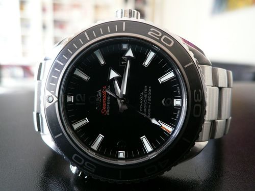 OMEGA SEAMASTER PLANET OCEAN 45,5 LUNETTE CERAMIQUE