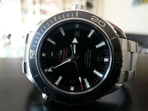 OMEGA SEAMASTER PLANET OCEAN 45,5 LUNETTE CERAMIQUE