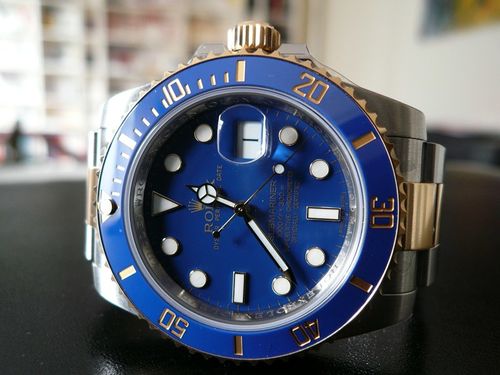 ROLEX SUBMARINER DATE CERAMIQUE OR ET ACIER