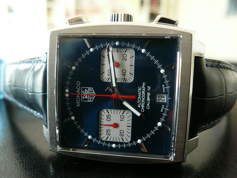 TAG HEUER MONACO CALIBRE 12
 	 
