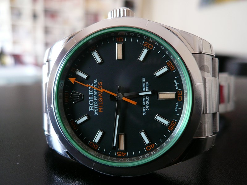 ROLEX MILGAUSS GLACE VERTE
 	 
