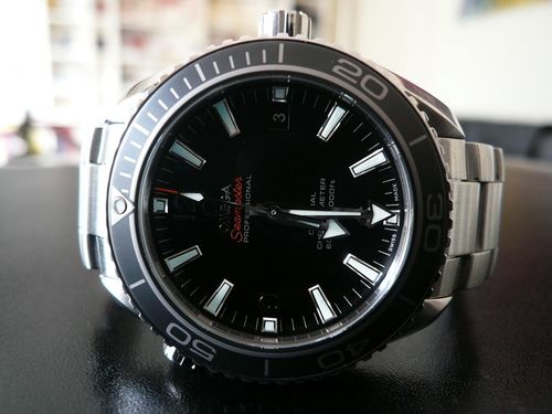 OMEGA SEAMASTER PLANET OCEAN 42 LUNETTE CERAMIQUE