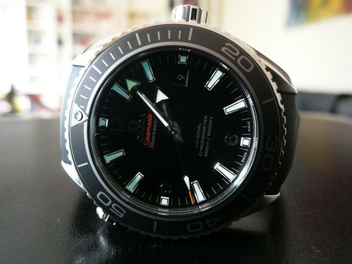 OMEGA SEAMASTER PLANET OCEAN 45,5 LUNETTE CERAMIQUE