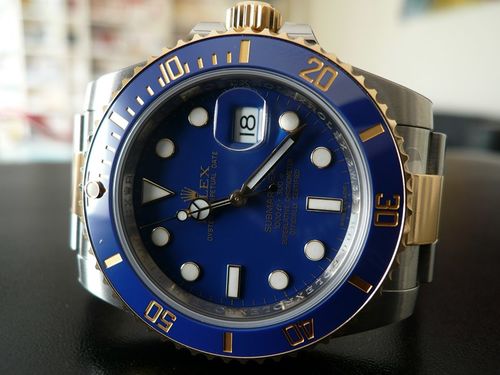 ROLEX SUBMARINER DATE CERAMIQUE OR ET ACIER