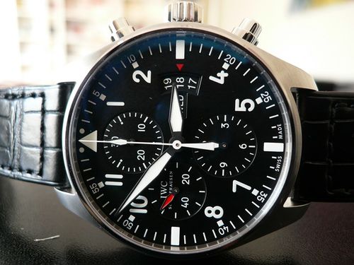 IWC MONTRE D'AVIATEUR CHRONOGRAPHE