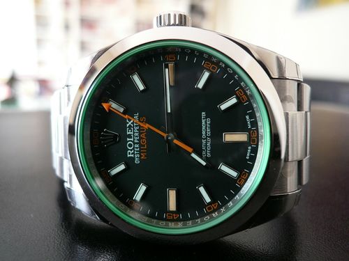 ROLEX MILGAUSS GLACE VERTE